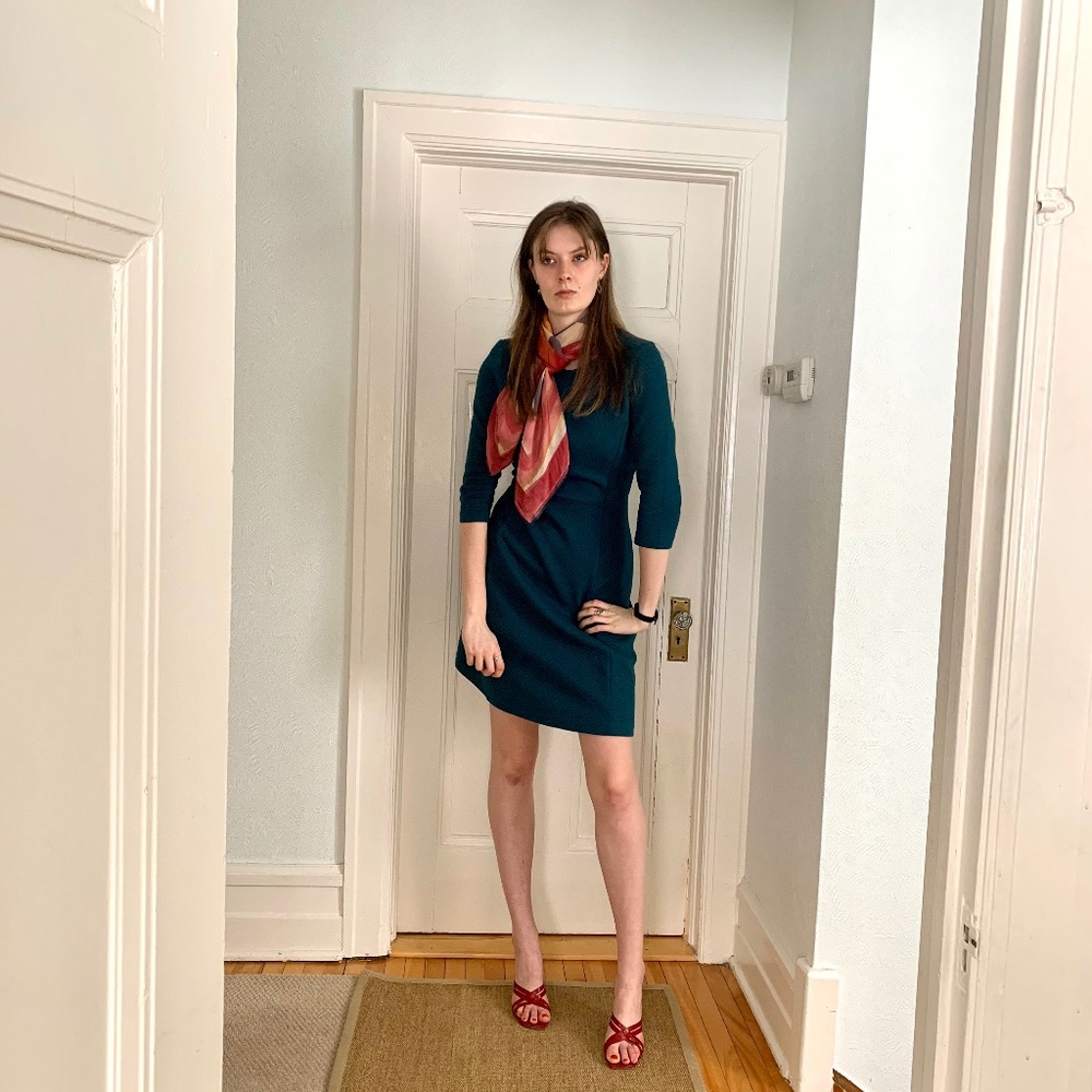 Boden teal dress